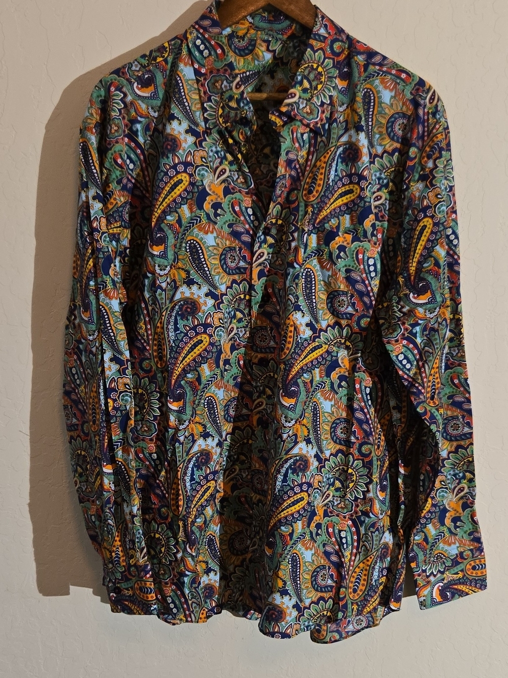Alan Flusser Multicolor Paisley Button-Down Shirt